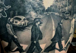 Incríveis Tattoos da Clássica Foto do Album Abbey Road dos Beatles