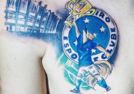 Incríveis Tatuagens do Cruzeiro para se Inspirar