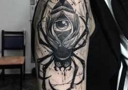 Tatuagem de Aranha: Significado, Ideias e Tattoos para inspirar