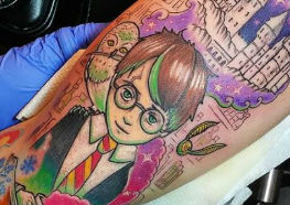 Tatuagens de Harry Potter para Celebrar seu Nascimento