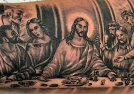 Tatuagens Sensacionais da Última Ceia de Leonardo da Vinci